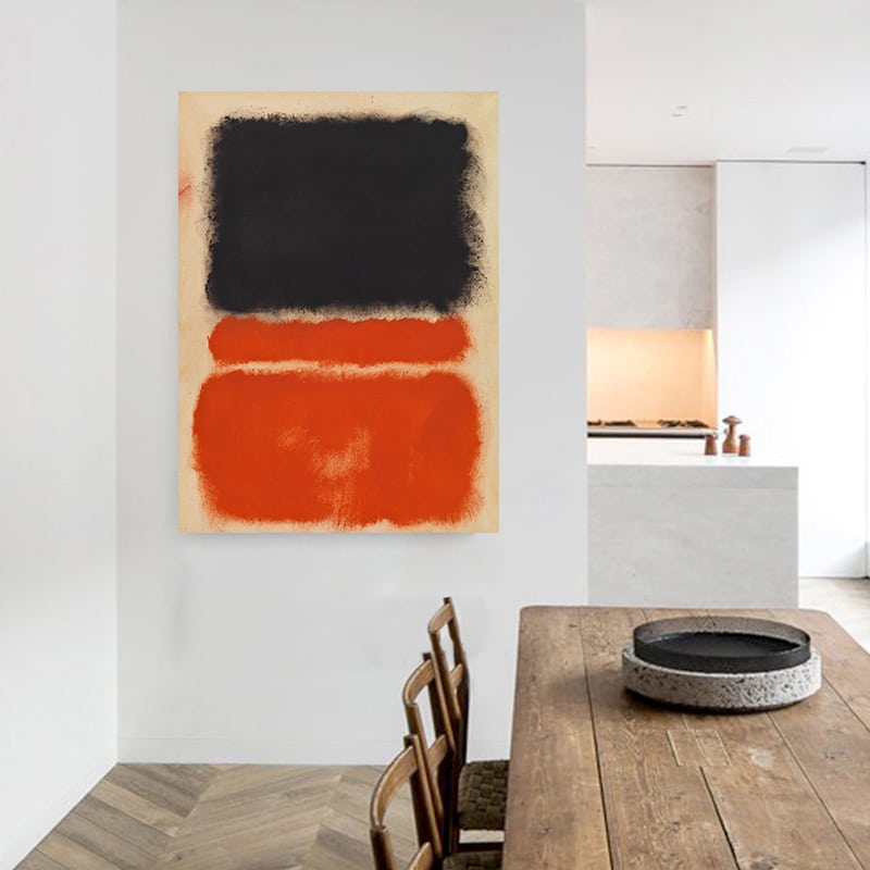 Untitled Red By Mark Rothko Canvas Gicl E Print Pigment Pool