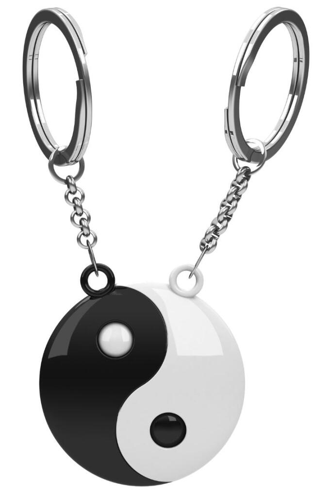 yin yang keychain