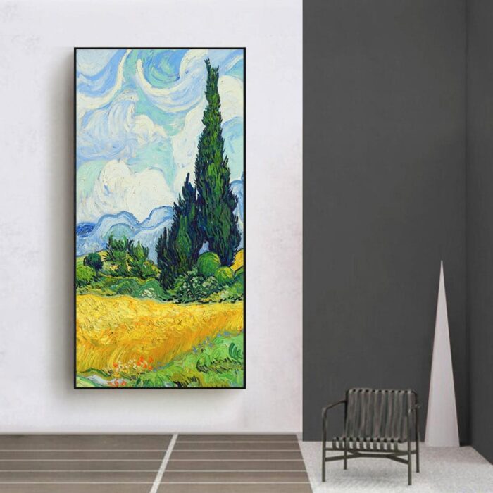 Vincent van Gogh, Wheat Field with Cypresses