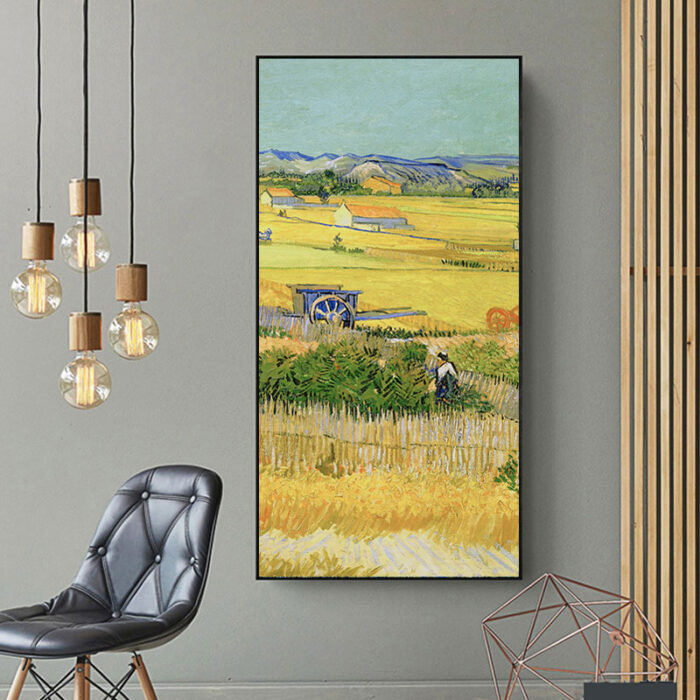 Vincent van Gogh, Harvest at La Crau Vincent van Gogh, Harvest at La Crau