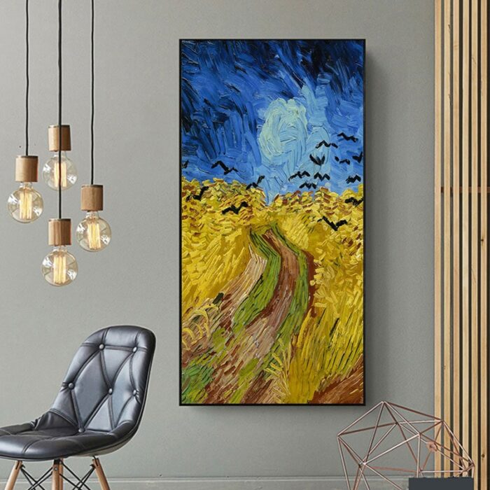 Vincent van Gogh, Wheat Field with Crows Vincent van Gogh, Wheat Field with Crows