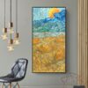 Vincent van Gogh, Evening Landscape with Rising Moon Vincent van Gogh, Evening Landscape with Rising Moon