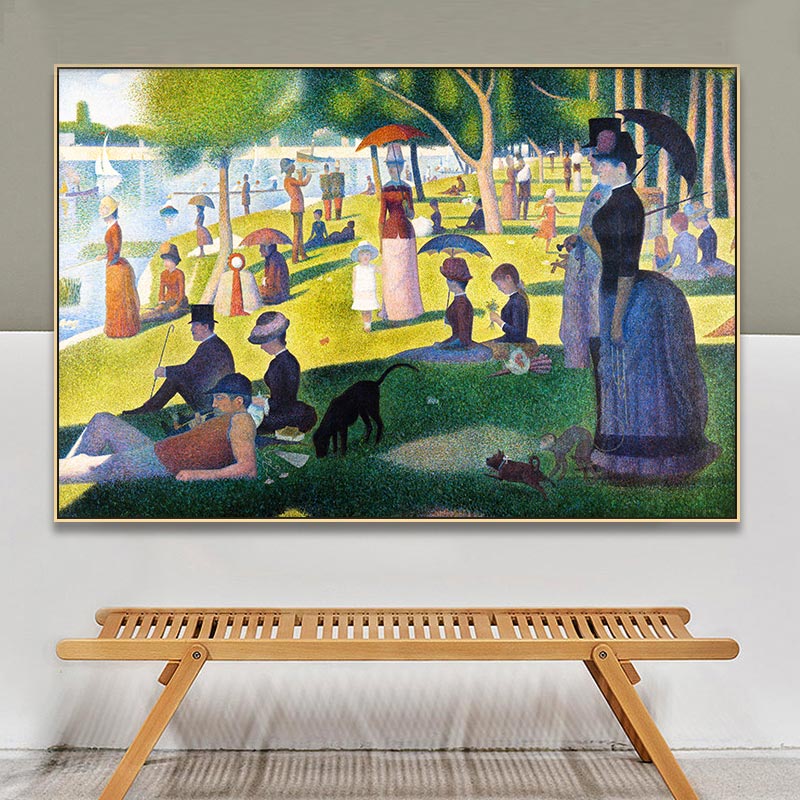 A Sunday on La Grande Jatte by Seurat – Canvas Giclée Print - Pigment Pool