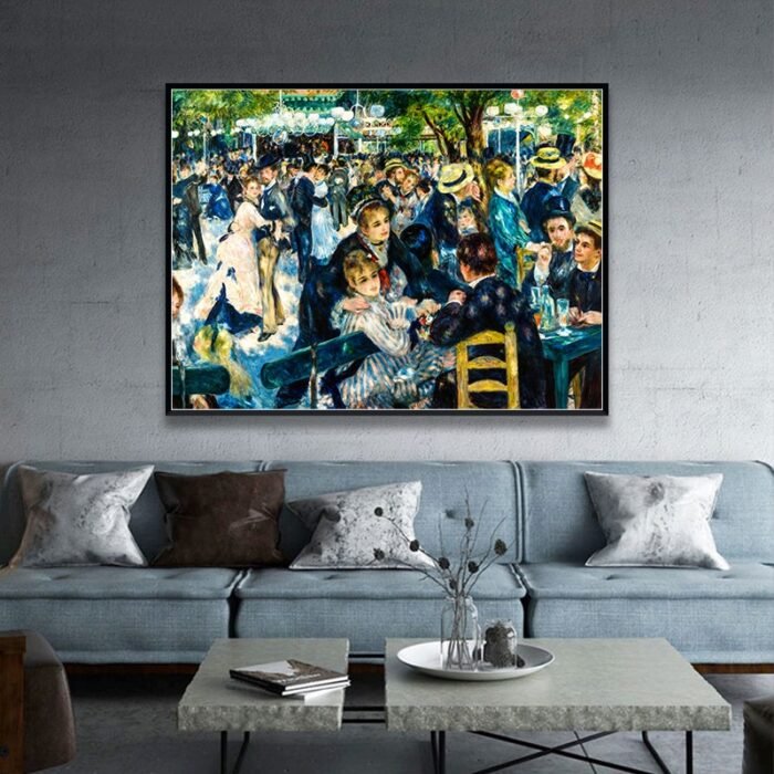 thumbnail image 2 of Moulin Galette By Pierre-Auguste Renoir – Giclee Canvas Print Repro, Unframed 2 of 4