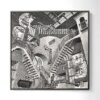 Maurits Cornelis Escher, Relativity (1953) Maurits Cornelis Escher, Relativity (1953)
