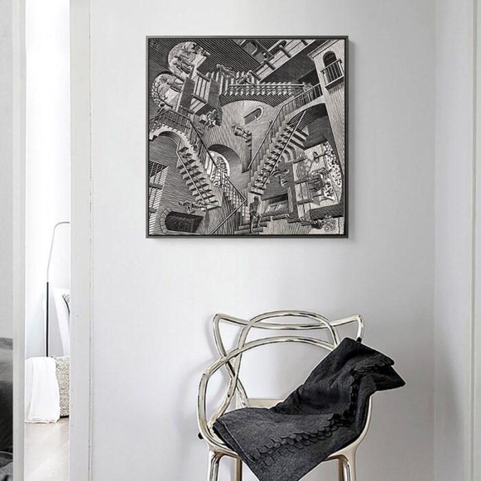 M C Escher, Relativity (1953) ambient 1 M C Escher, Relativity (1953) ambient 1