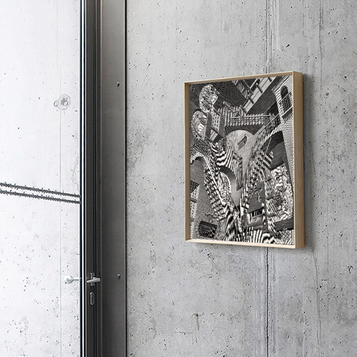 Maurits Cornelis Escher, Relativity (1953) ambient 2 Maurits Cornelis Escher, Relativity (1953) ambient 2