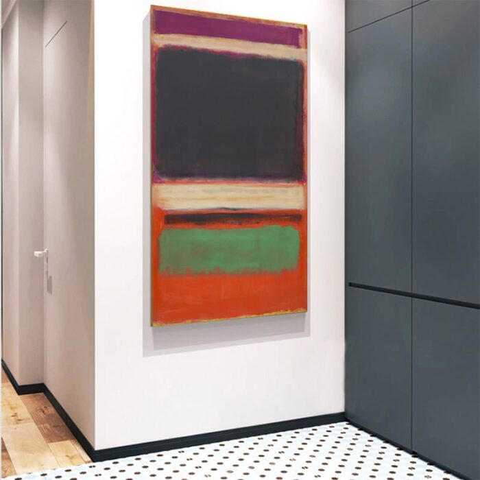 Mark Rothko No.3_No.13 (Magenta, Black, Green on Orange) (1949) ambient 1