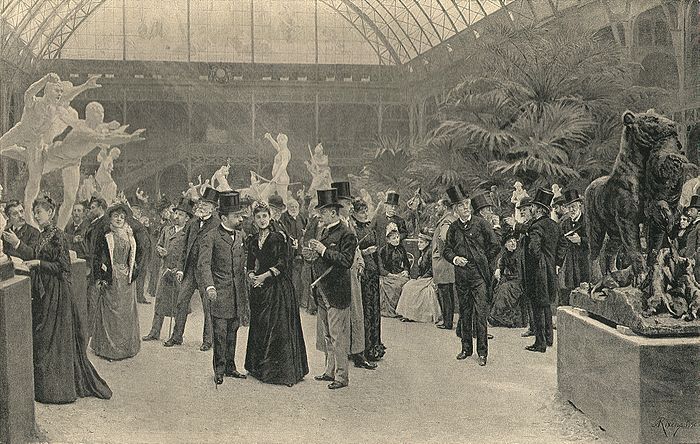 Salon in 1890