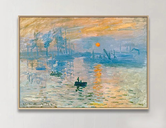 claude monet paintings Impression Sunrise