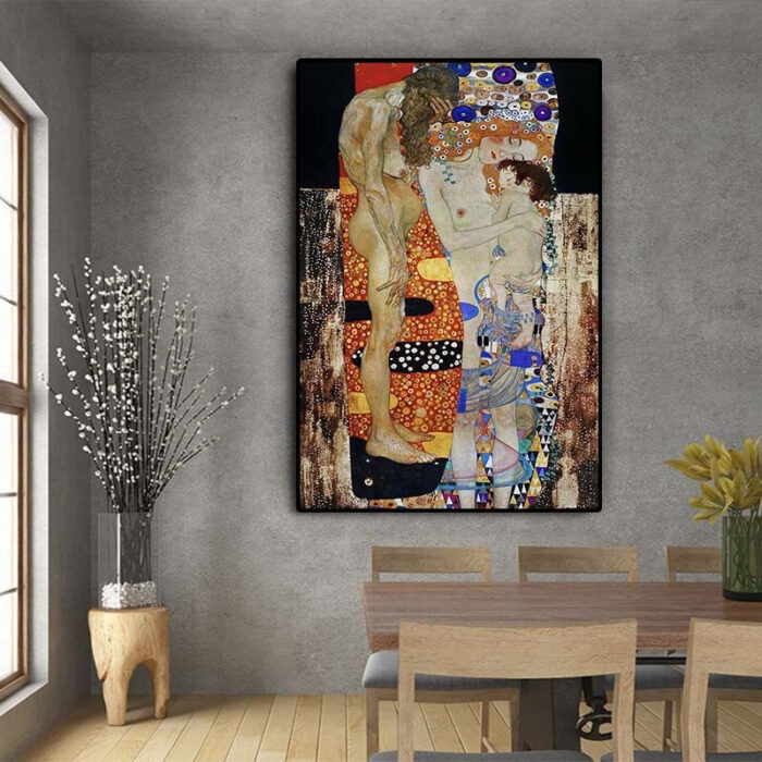 The Three Ages of Woman by Gustav Klimt – Canvas Giclée Print - Pigment ...