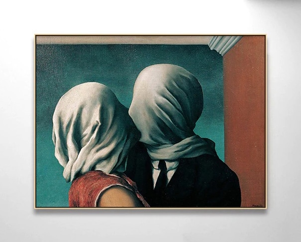 the lovers rene magritte