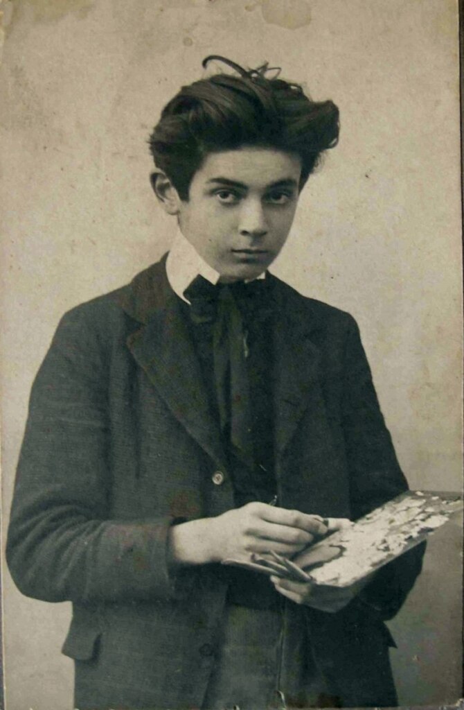 Egon Schiele photograph (1906)