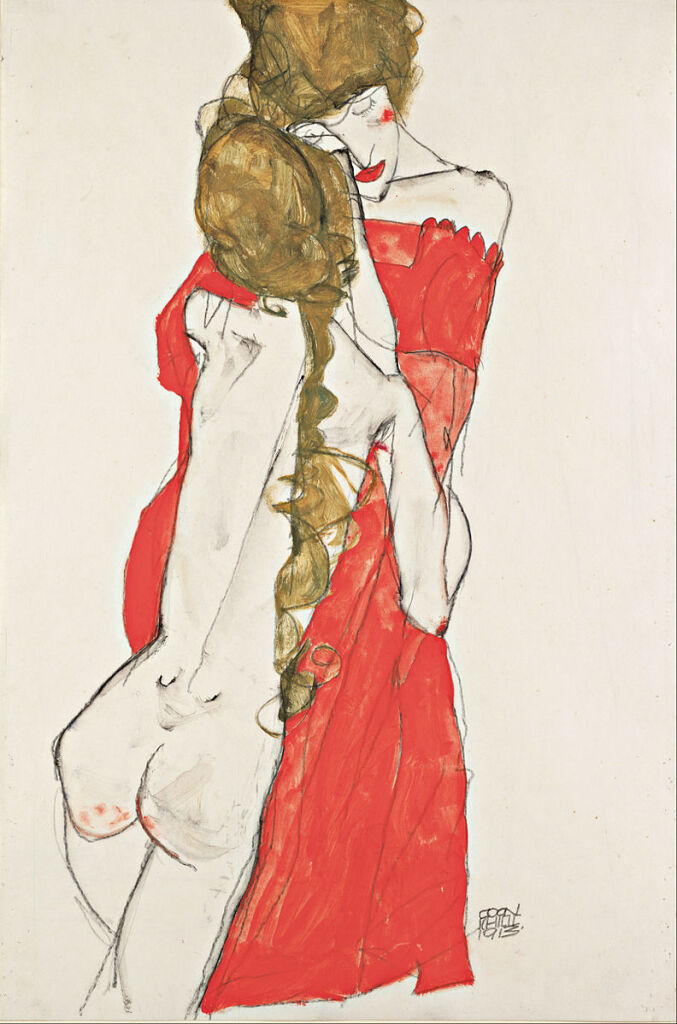 Egon Schiele, Mother and Daughter