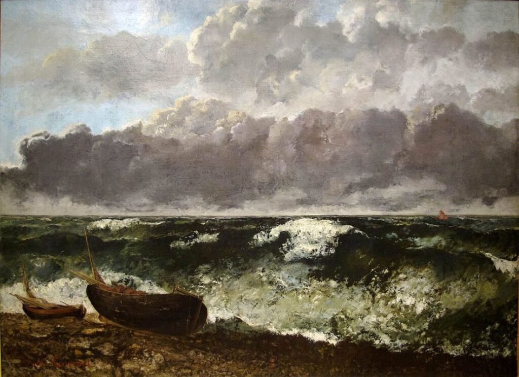Gustave Courbet, The Stormy Sea, 1869