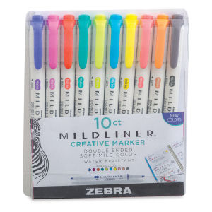 Zebra Mildliner Creative Markers