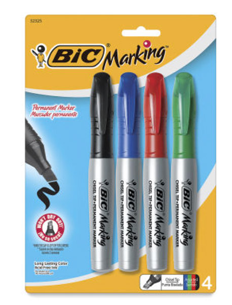 Bic Mark-It Color Collection Permanent Markers