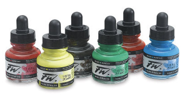 Daler-Rowney FW Acrylic Water-Resistant Artists Ink
