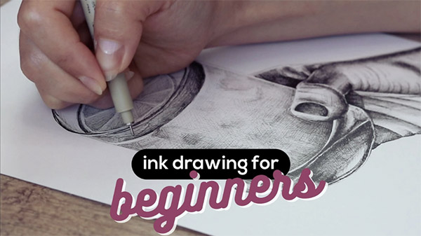 Fundamentals Of Line Art Drawing: A Complete Guide To Ink Pen Illustration