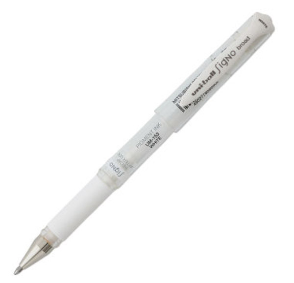 Uni-ball Signo UM-153 White Gel Pen