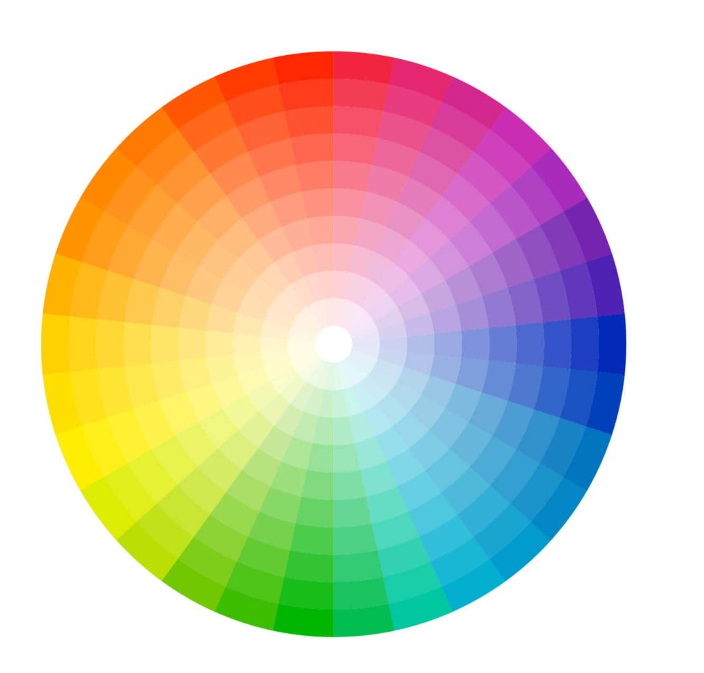 Color Wheel Shades and Tints